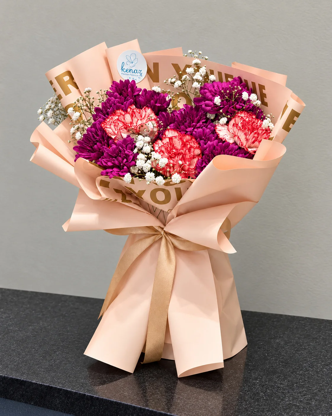 Kenaz Flower — Purple & pink
